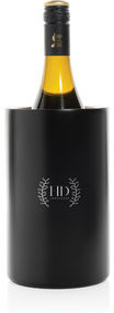 Seau à vin inox recyclé RCS Vino personnalisé Noir