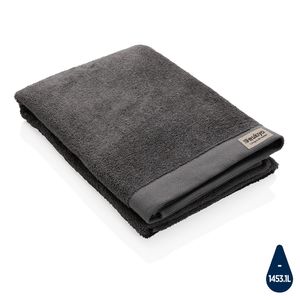 Serviette de bain personnalisable|Ukiyo Sakura AWARE™ Anthracite