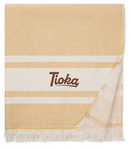 Serviette éponge hammam Tolo personnalisée Jaune