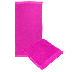 Serviette de plage publicitaire | Barb Fuschia