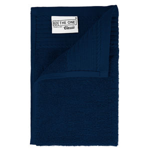 Serviette de toilette coton publicitaire Bleu marine