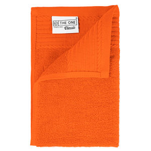 Serviette de toilette coton publicitaire Orange