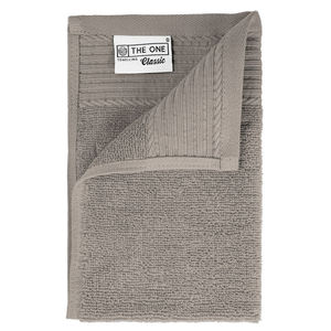 Serviette de toilette coton publicitaire Taupe