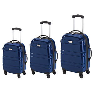 Set de 3 bagages ABS et polycarbonate ultra léger Marron