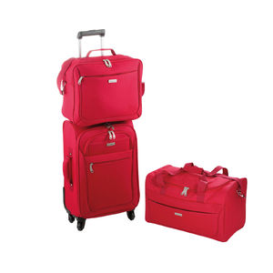 Set de 3 baggages rouge Rouge