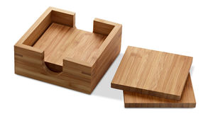 Set de 4 sous-verres personnalisé Naturel
