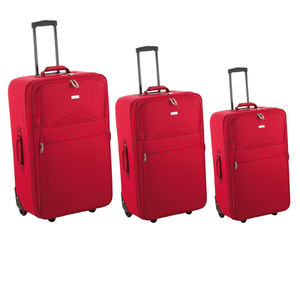 Set of 3 luggages red expendable Rouge
