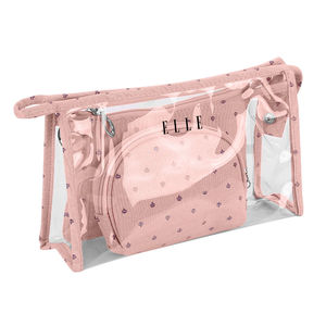 Set trousses et pochettes personnalisables|ELLE10 Rose