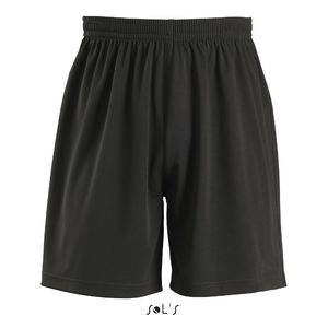 Short de sport personnalisé | San Siro Kids 2 Noir