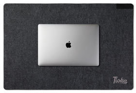 Sous-main bureau feutre recyclé GRS Albon entreprise Noir