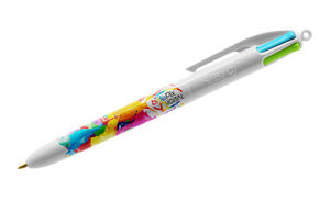 Stylo 4 couleurs personnalisé | BIC® 4 Couleurs Fashion Blanc