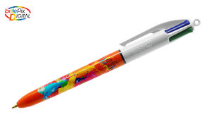 Stylo 4 couleurs personnalisé | BIC® 4 Couleurs Fine