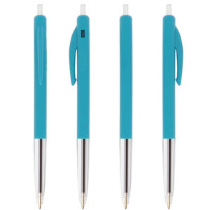 Stylo BIC® publicitaire | BIC® M10® Clic Bleu turquoise