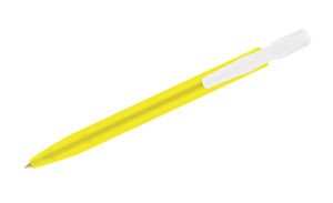 Stylo BIC® publicitaire | BIC® Media Clic Bille Jaune frost