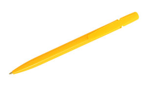 Stylo BIC® publicitaire | BIC® Media Clic Bille Jaune Poli