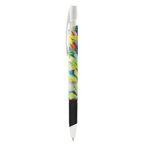 Stylo BIC® publicitaire | BIC® Media Clic Grip Bille Blanc