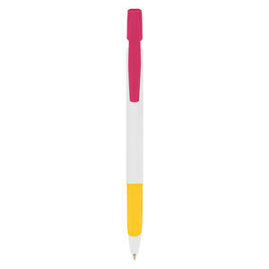 Stylo BIC® publicitaire | BIC® Media Clic Grip Bille Fuchsia opaque