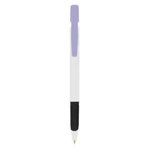 Stylo BIC® publicitaire | BIC® Media Clic Grip Bille Violet pastel