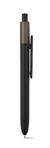 Stylo à bille KIWU Metallic promotionnel Gun-metal 
