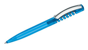 Stylo bille personnalisable | New Spring Clear CM Bleu Cyan