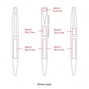 Stylo bille personnalisable | Slim 4