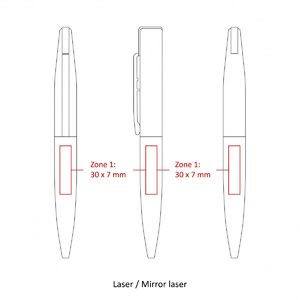 Stylo multifonctions personnalisé | Uno 1