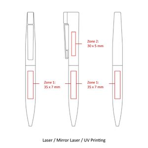 Stylo multifonctions publicitaire | Grade 3