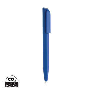 Stylo compact ABS recyclé publicitaire | Pocketpal Bleu royal