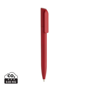 Stylo compact ABS recyclé publicitaire | Pocketpal Rouge