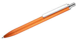 stylo publicitaire design épuré Orange