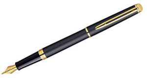 Stylo Waterman Plume Hemisphere Essentiel Opaque noir