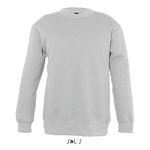 Sweatshirt personnalisable | New Supreme Kids Gris chiné