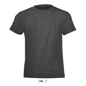 T-shirt personnalisable | Regent Fit K Anthracite chiné