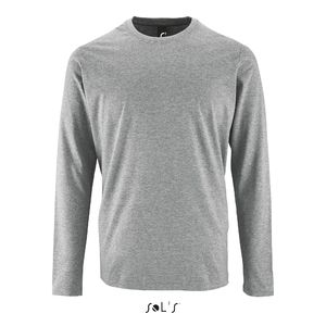 T-shirt personnalisable | Imperial LSL H Gris chiné