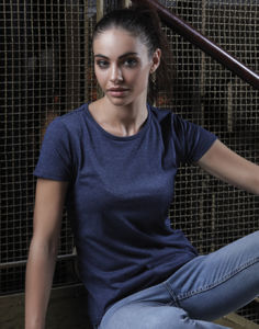 T-shirt publicitaire | Urban Melange F Denim Melange