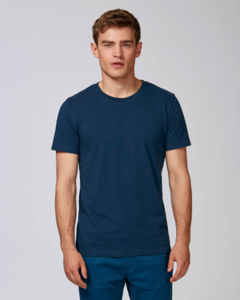 T-shirt publicitaire | Leads Black Heather Blue