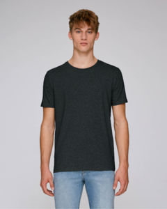 T-shirt publicitaire | Leads Heather Black Denim