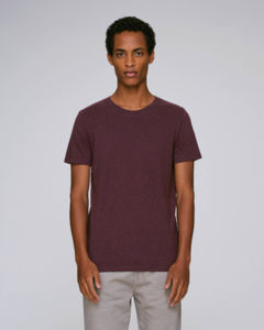 T-shirt publicitaire | Leads Heather Grape Red