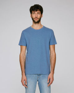 T-shirt publicitaire | Leads Mid Heather Blue