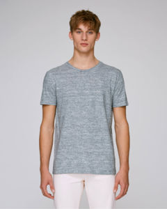 T-shirt publicitaire | Leads Slub Heather Blue