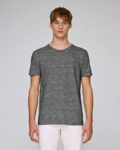 T-shirt publicitaire | Leads Slub Heather Steel Grey