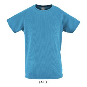 T-shirt de sport personnalisable | Sporty Kids Aqua