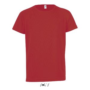 T-shirt de sport personnalisable | Sporty Kids Rouge