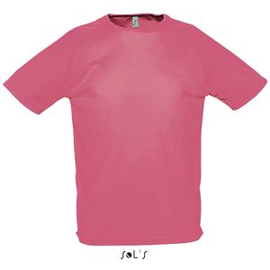 T-shirt de sport personnalisé | Sporty M Corail fluo