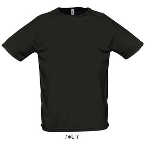 T-shirt de sport personnalisé | Sporty M Noir