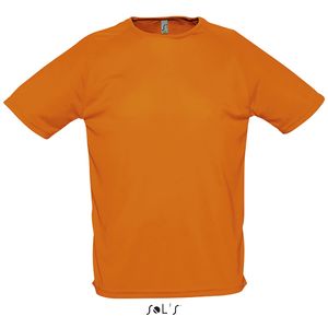 T-shirt de sport personnalisé | Sporty M Orange