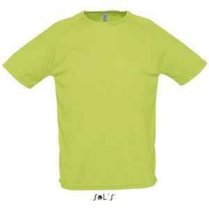 T-shirt de sport personnalisé | Sporty M Vert pomme