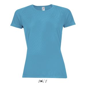 T-shirt de sport publicitaire | Sporty F Aqua