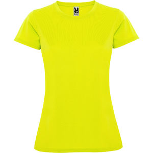 T-shirt publicitaire | Montecarlo F Jaune fluo