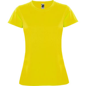 T-shirt publicitaire | Montecarlo F Jaune